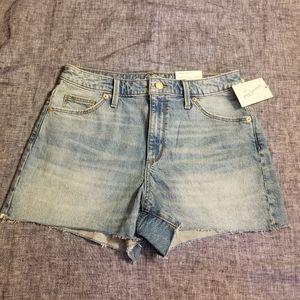 High rise shortie shorts vintage stretch